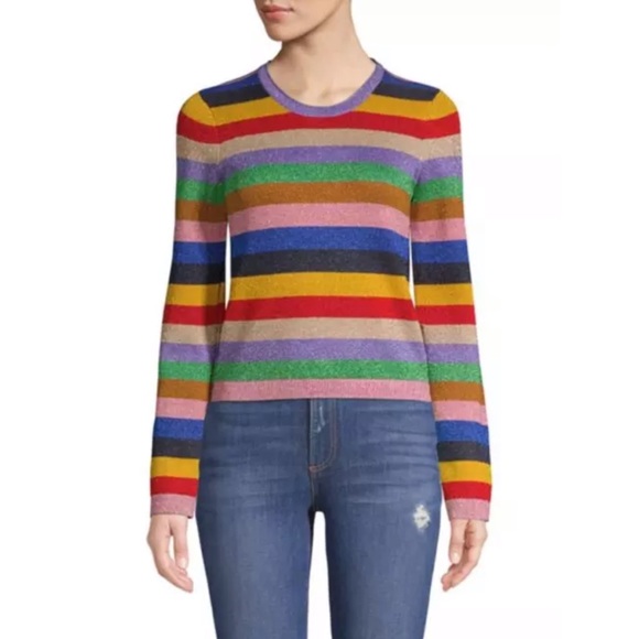 Alice Olivia Rhodes Rainbow Stripe 